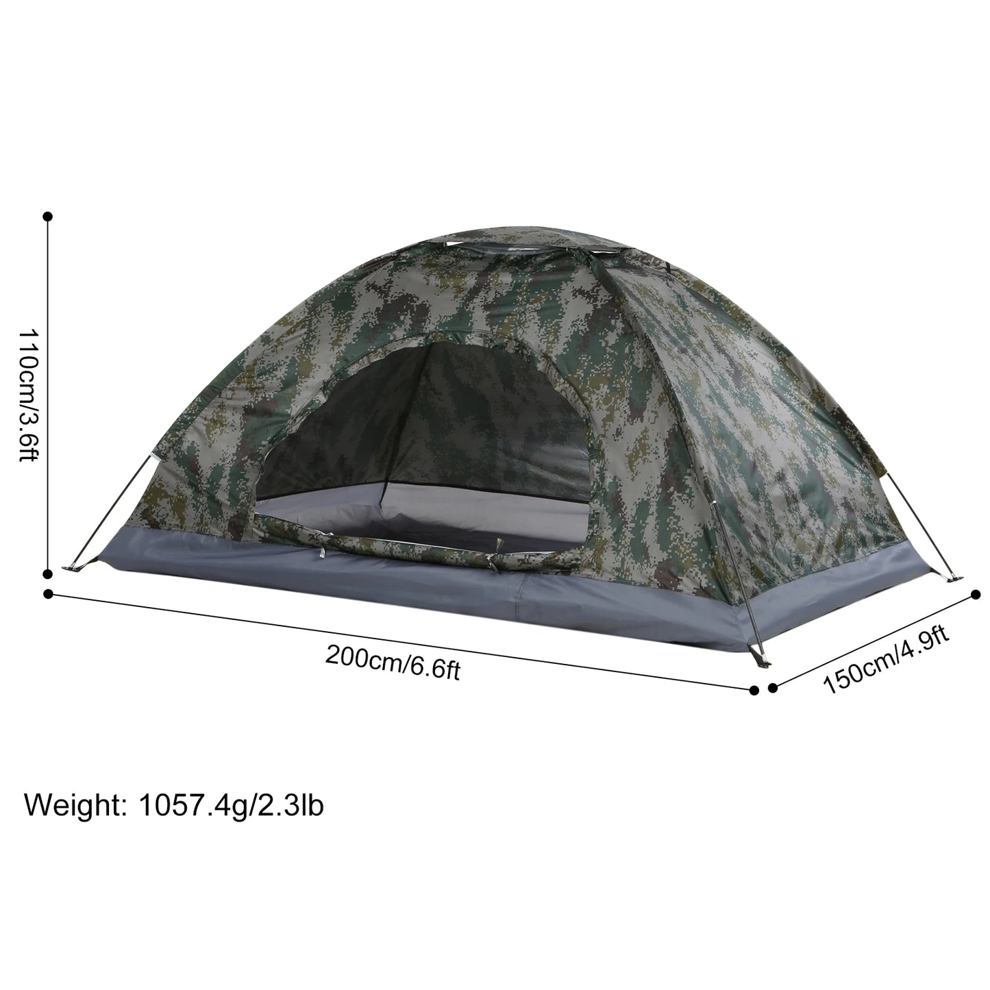Ultralight 1-2 Person Camping Tent – Compact, UV-Protected & Waterproof