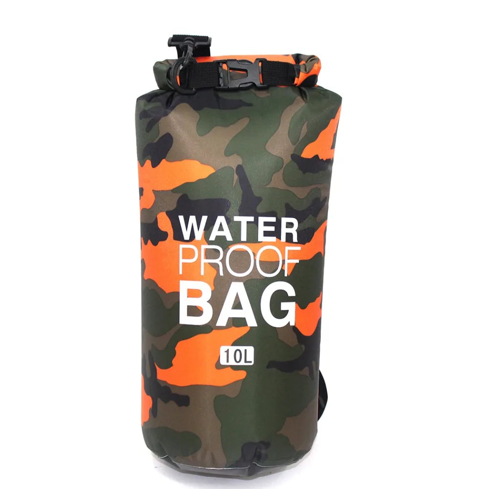 Leaftour Waterproof Dry Bag – Camouflage PVC Rafting, Diving & Outdoor Backpack (2-30L)
