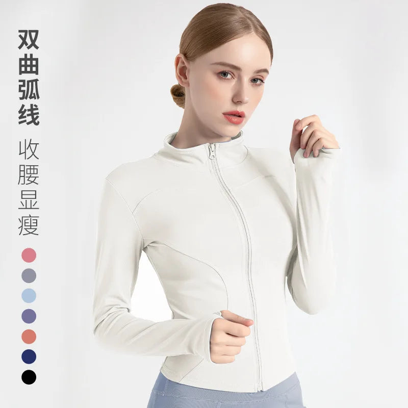 Women’s Workout Coat – Warm, Zip-Up Sports Jacket