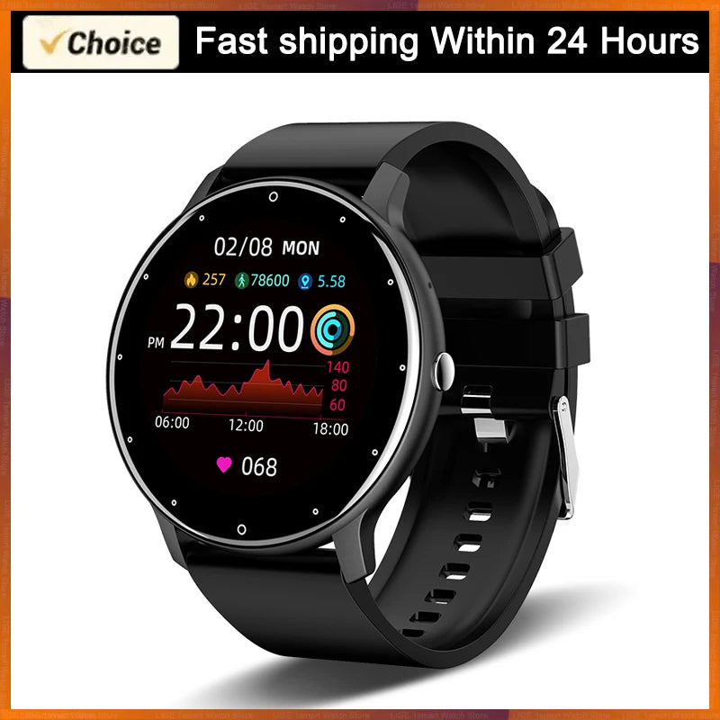 LIGE 2025 Smartwatch for Men & Women – Heart Rate Monitor, Waterproof Fitness Watch