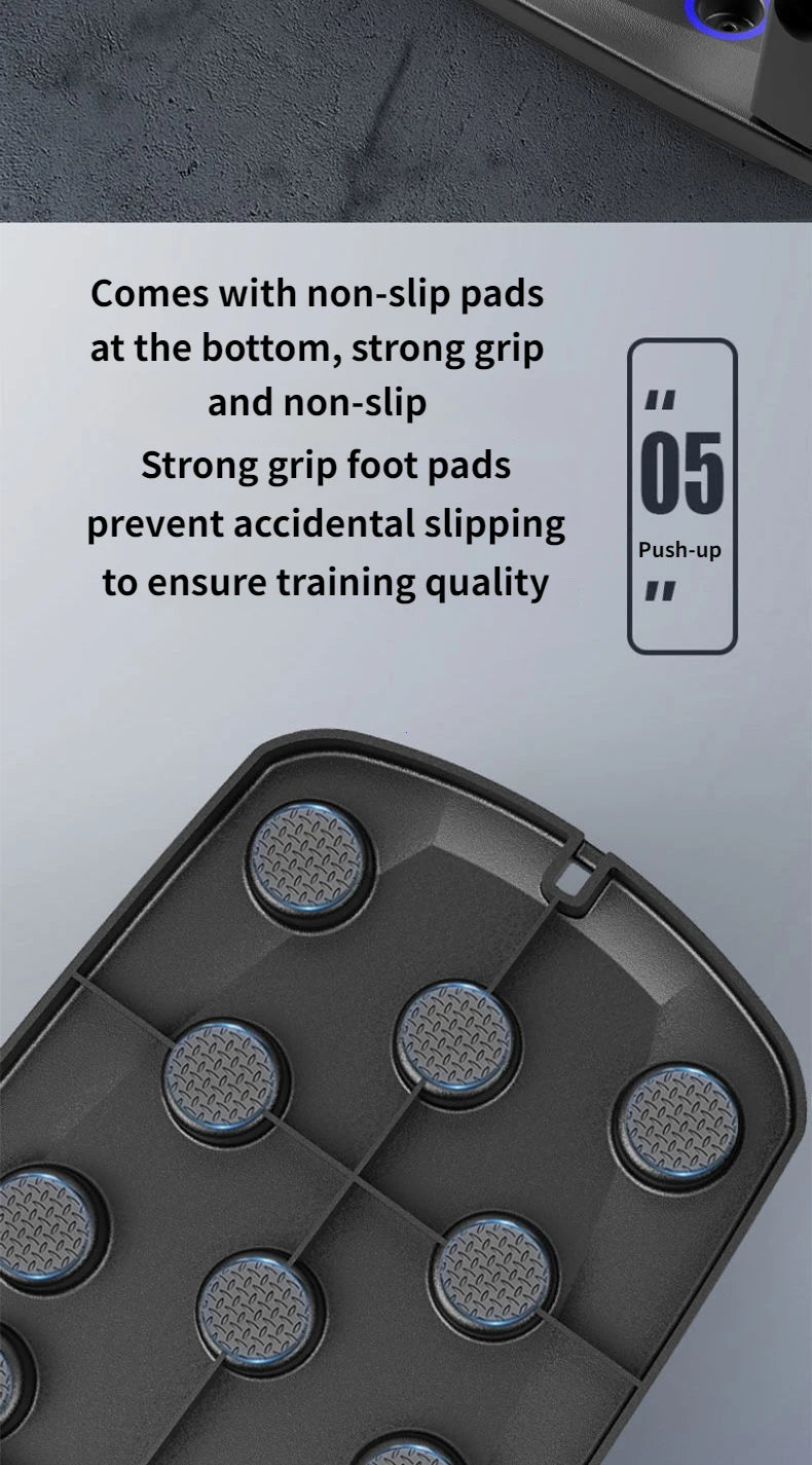 Portable Multifunctional Push-Up Board Set with Handles – Foldable Home Gym Equipment for Chest, Abs, Arms & Back Training