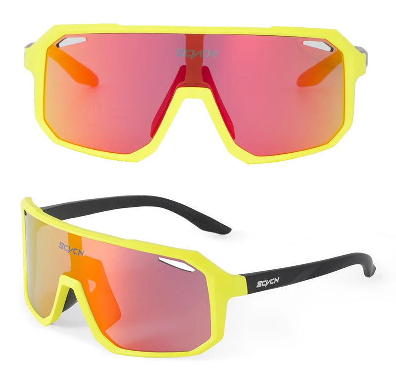 SCVCN HOT MTB Cycling Glasses for Men Women Outdoor Sports Running Drving Sunglasses UV400 Road Running Bike Bicycle Goggles