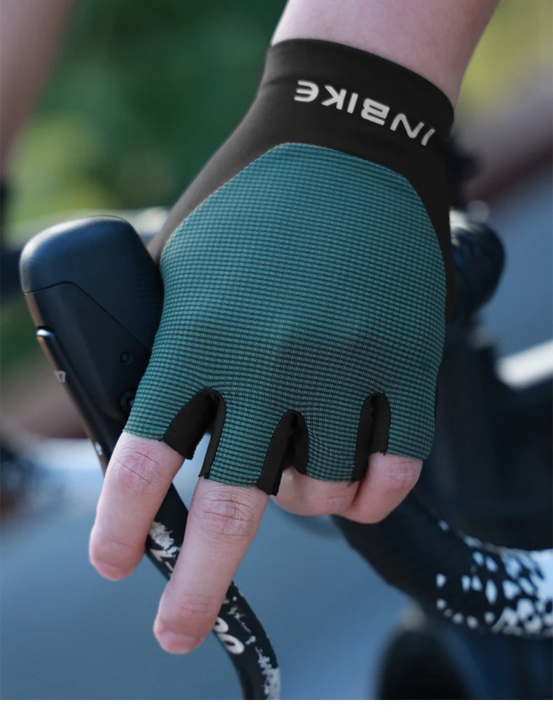INBIKE Half Finger Cycling Gloves β Breathable, Shock-Absorption MTB Gloves