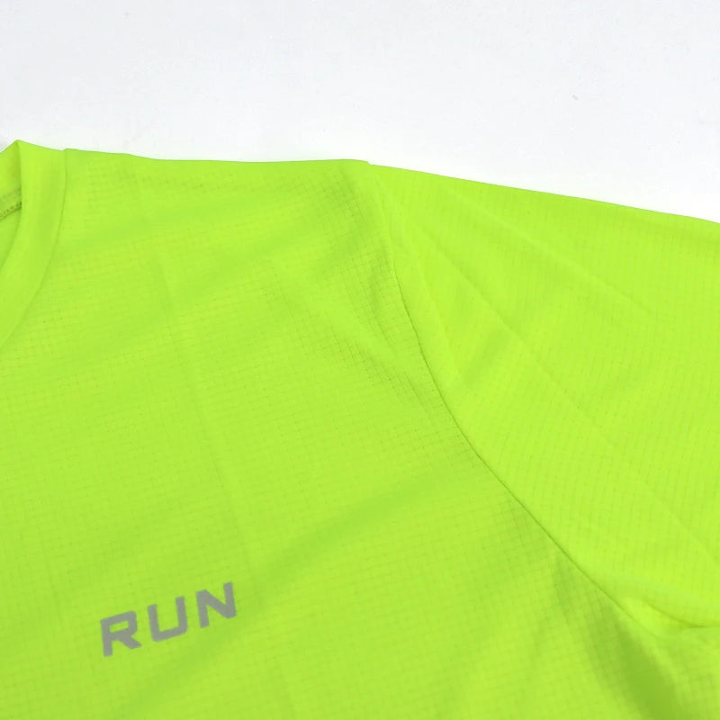 Men’s Summer Quick-Dry Gym T-Shirt – Oversized Fitness & Running Top Brazil Jersey Style