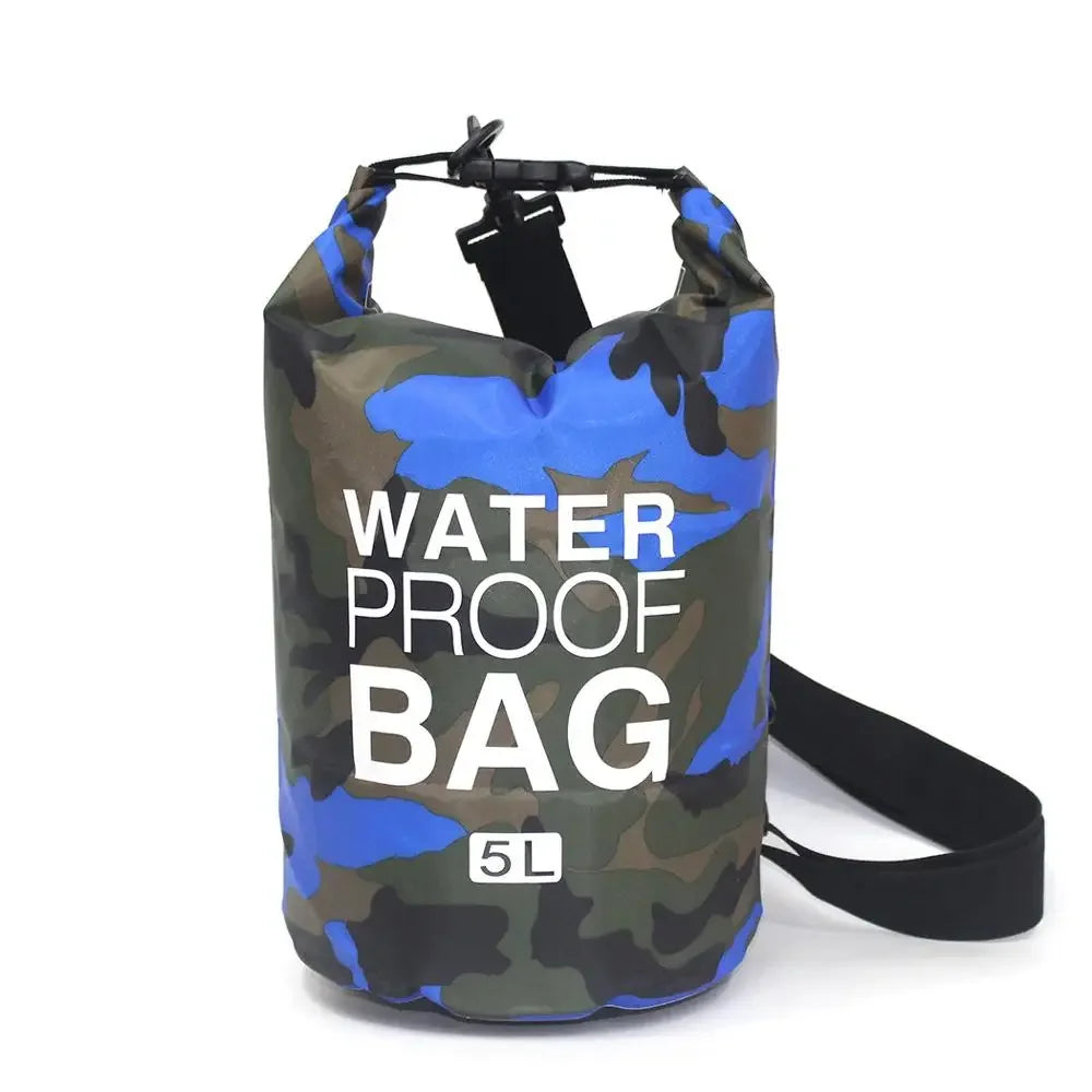 Leaftour Waterproof Dry Bag – Camouflage PVC Rafting, Diving & Outdoor Backpack (2-30L)