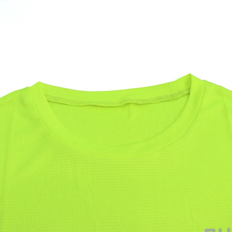 Men’s Summer Quick-Dry Gym T-Shirt – Oversized Fitness & Running Top Brazil Jersey Style