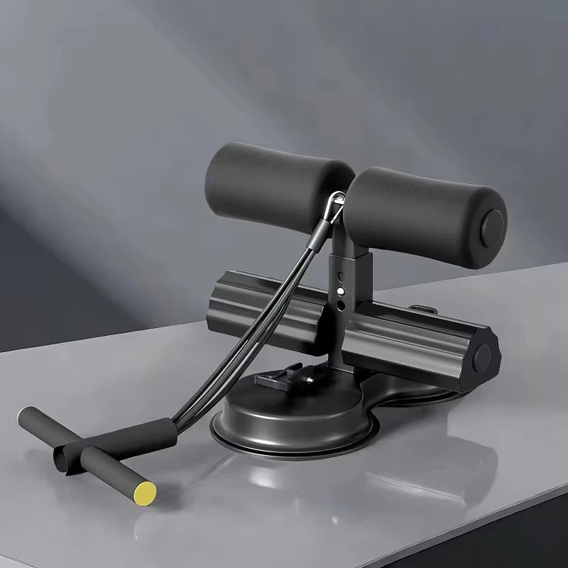 Abdominal Sit-Up Equipment with Suction Cups & Adjustable Ankle Support