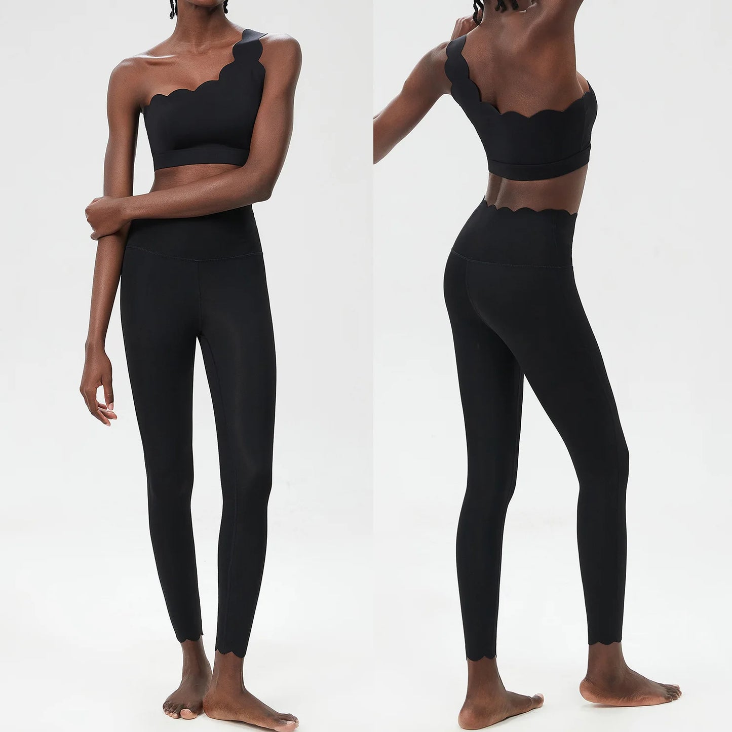 Women's 2-Piece Fitness Yoga Set – Buttery Soft, Quick-Dry & Breathable Workout Outfit for Gym, Running & Training