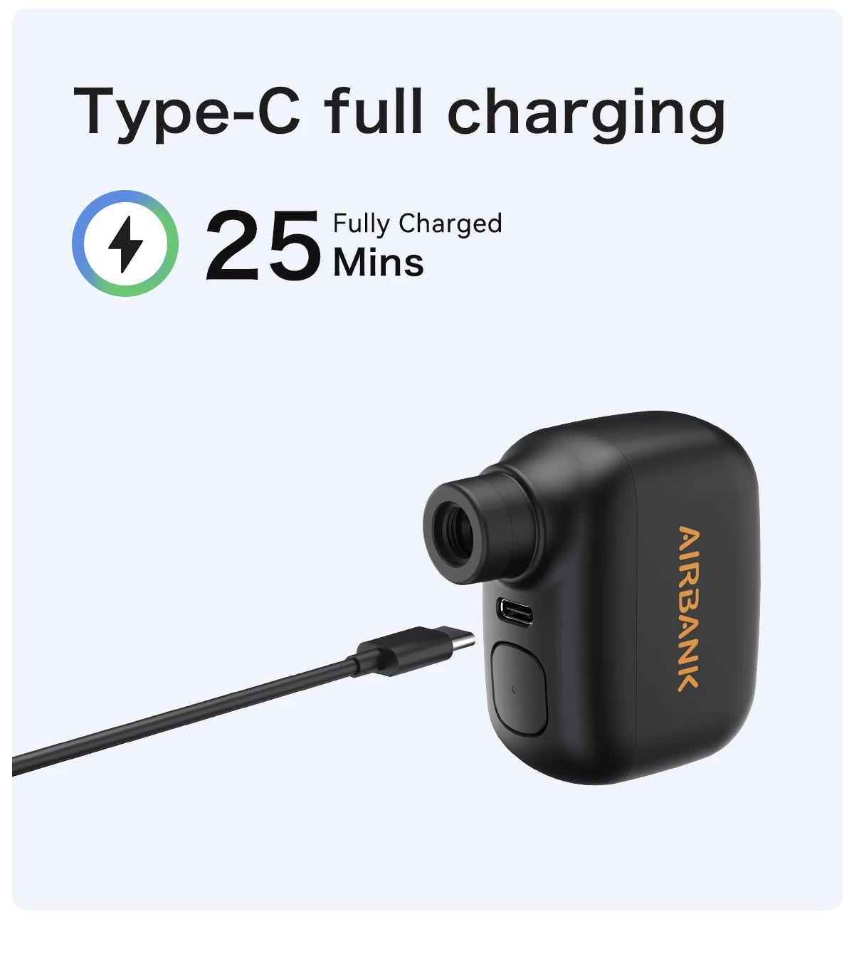MINI PORTABLE ELECTRIC BIKE PUMP – AS100