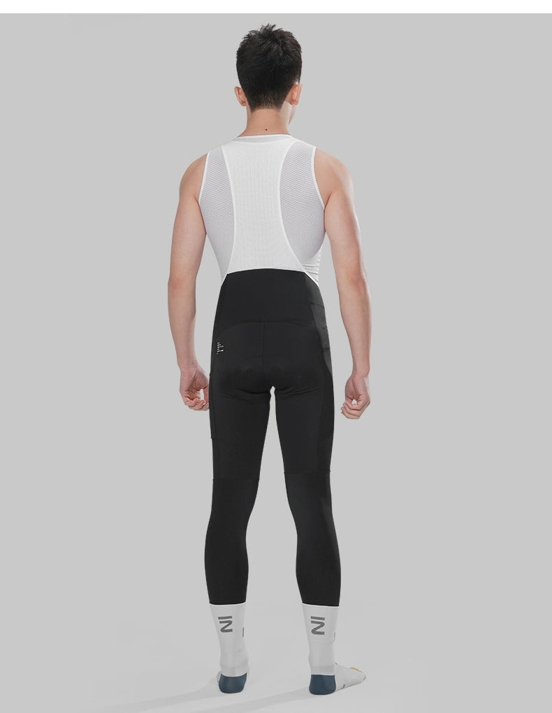 INBIKE Men’s Cycling Bib Tights – Padded MTB Bike Pants with Pocket