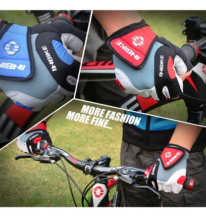 INBIKE Shockproof Gel Half Finger Cycling Gloves – Breathable Summer MTB Gloves