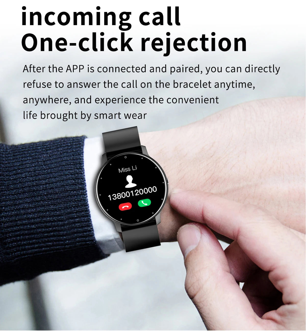LIGE 2025 Smartwatch for Men & Women – Heart Rate Monitor, Waterproof Fitness Watch