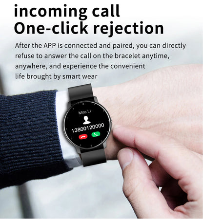LIGE 2025 Smartwatch for Men & Women – Heart Rate Monitor, Waterproof Fitness Watch