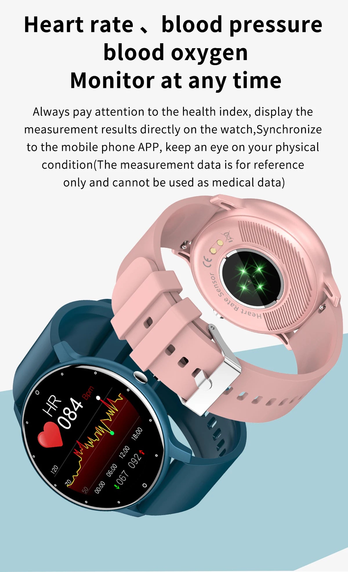 LIGE 2025 Smartwatch for Men & Women – Heart Rate Monitor, Waterproof Fitness Watch