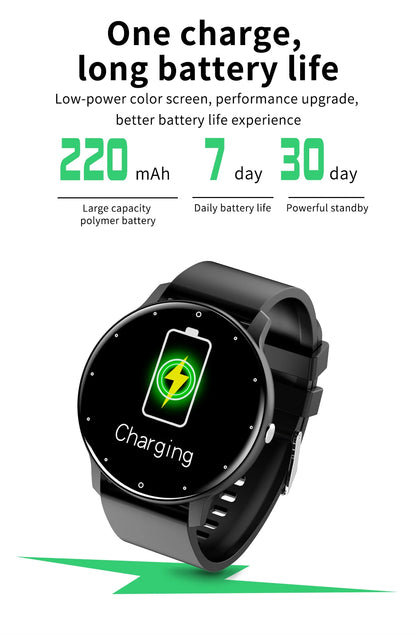 LIGE 2025 Smartwatch for Men & Women – Heart Rate Monitor, Waterproof Fitness Watch
