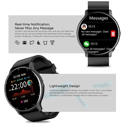 LIGE 2025 Smartwatch for Men & Women – Heart Rate Monitor, Waterproof Fitness Watch