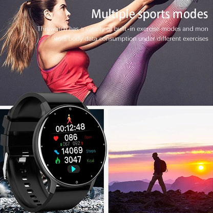 LIGE 2025 Smartwatch for Men & Women – Heart Rate Monitor, Waterproof Fitness Watch