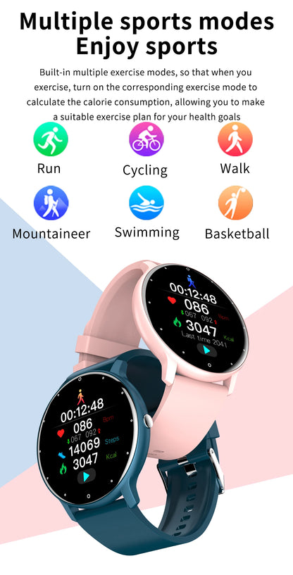 LIGE 2025 Smartwatch for Men & Women – Heart Rate Monitor, Waterproof Fitness Watch