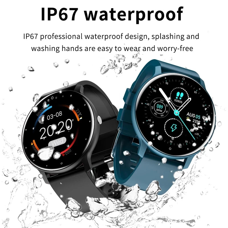LIGE 2025 Smartwatch for Men & Women – Heart Rate Monitor, Waterproof Fitness Watch