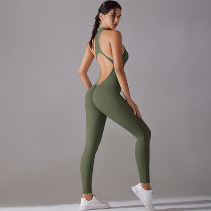 Women’s Tummy Control Sports Bodysuit – Butt-Lifting, Slim Fit Activewea
