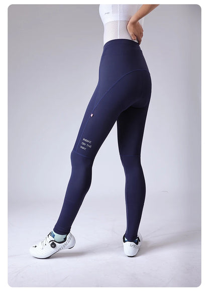 INBIKE 2024 Women’s Cycling Pants – Long Padded Bike Tights with Pockets
