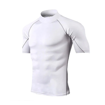 Men’s Compression Workout T-Shirt – Quick-Dry Short Sleeve Gym & Running Top