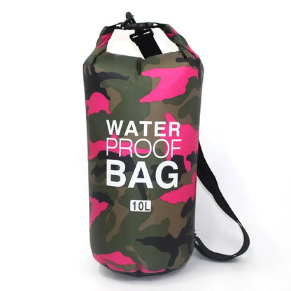 Leaftour Waterproof Dry Bag – Camouflage PVC Rafting, Diving & Outdoor Backpack (2-30L)