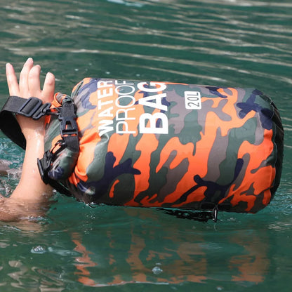 Leaftour Waterproof Dry Bag – Camouflage PVC Rafting, Diving & Outdoor Backpack (2-30L)