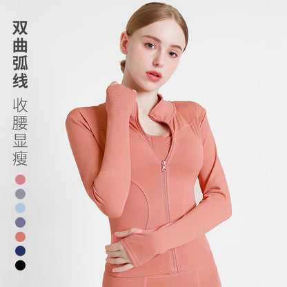 Women’s Workout Coat – Warm, Zip-Up Sports Jacket