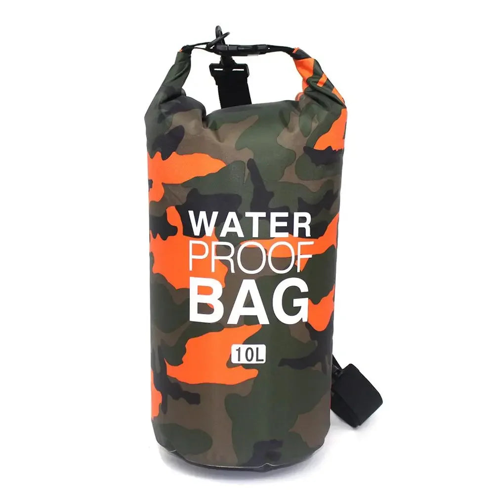 Leaftour Waterproof Dry Bag – Camouflage PVC Rafting, Diving & Outdoor Backpack (2-30L)
