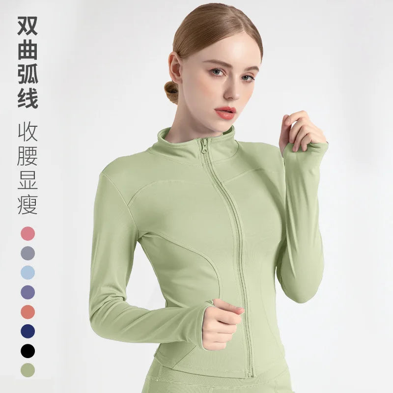 Women’s Workout Coat – Warm, Zip-Up Sports Jacket