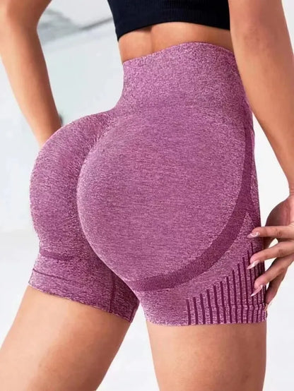 Women’s Gym Yoga Shorts – High Rise, Stretchy & Sculpting Fitness Shorts