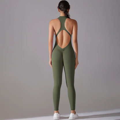 Women’s Tummy Control Sports Bodysuit – Butt-Lifting, Slim Fit Activewea