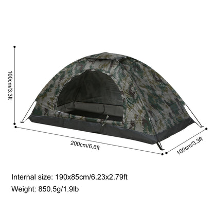 Ultralight 1-2 Person Camping Tent – Compact, UV-Protected & Waterproof