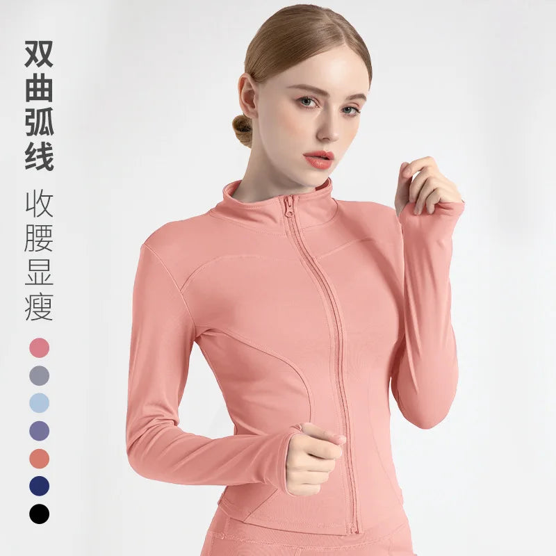 Women’s Workout Coat – Warm, Zip-Up Sports Jacket