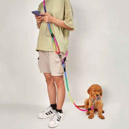 Nylon Hands-Free Dog Leash – Durable Traction Rope for Running with Small & Large Dogs