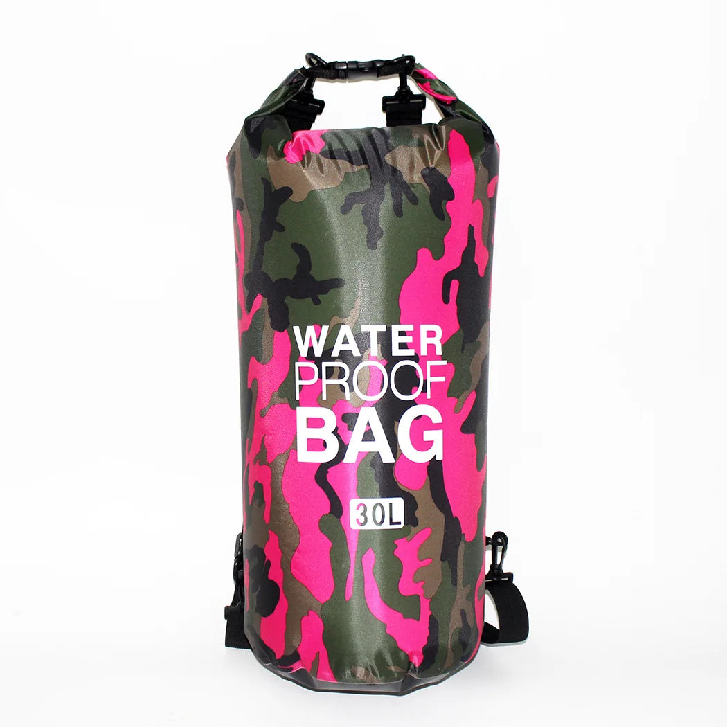 Leaftour Waterproof Dry Bag – Camouflage PVC Rafting, Diving & Outdoor Backpack (2-30L)