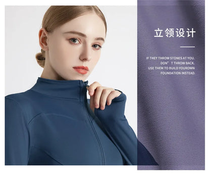 Women’s Workout Coat – Warm, Zip-Up Sports Jacket