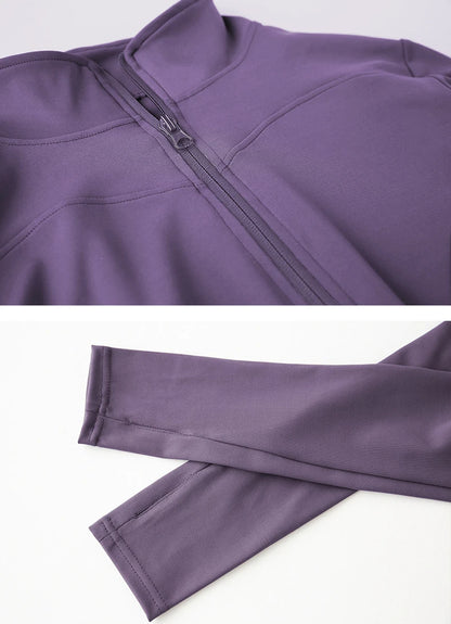 Women’s Workout Coat – Warm, Zip-Up Sports Jacket