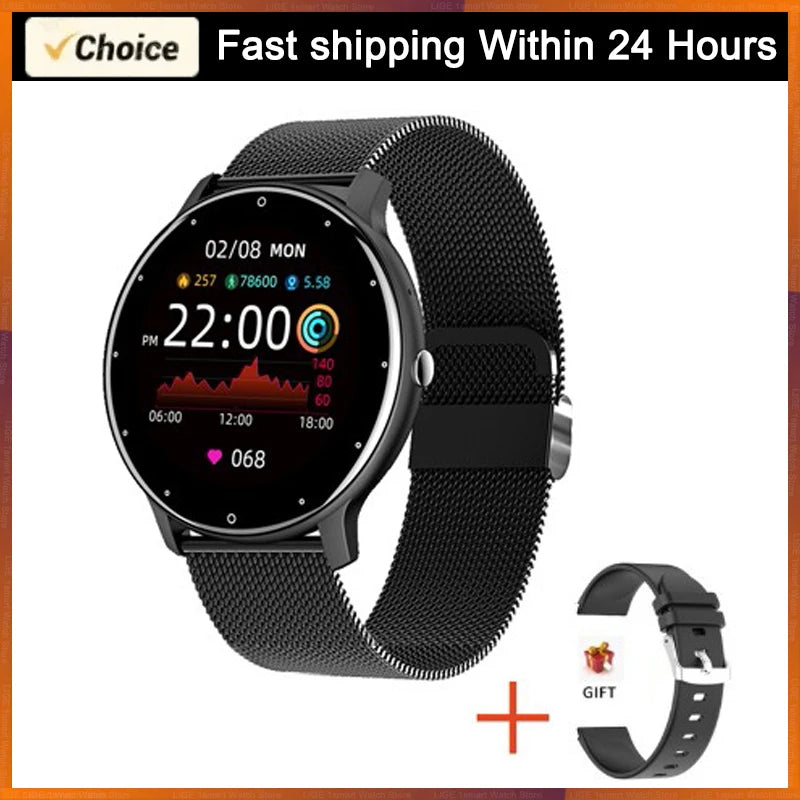 LIGE 2025 Smartwatch for Men & Women – Heart Rate Monitor, Waterproof Fitness Watch