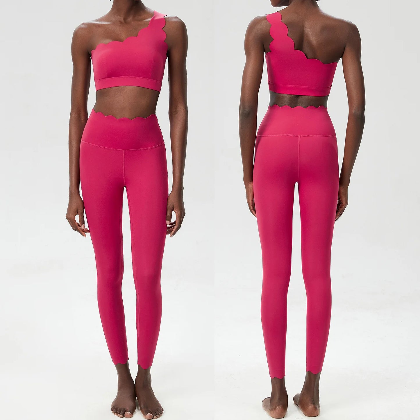 Women's 2-Piece Fitness Yoga Set – Buttery Soft, Quick-Dry & Breathable Workout Outfit for Gym, Running & Training