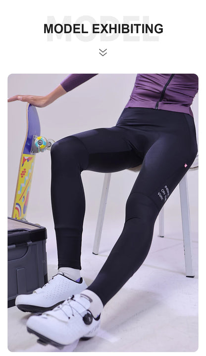 INBIKE 2024 Women’s Cycling Pants – Long Padded Bike Tights with Pockets