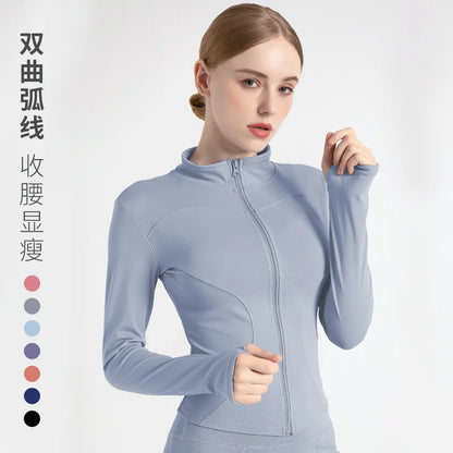 Women’s Workout Coat – Warm, Zip-Up Sports Jacket
