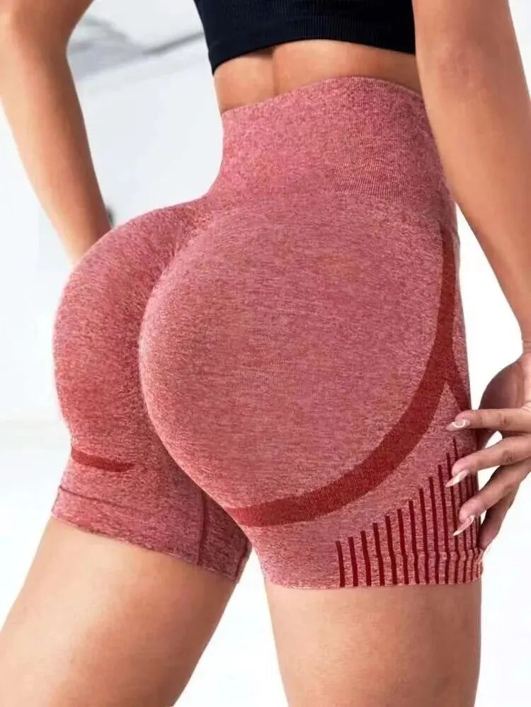 Women’s Gym Yoga Shorts – High Rise, Stretchy & Sculpting Fitness Shorts