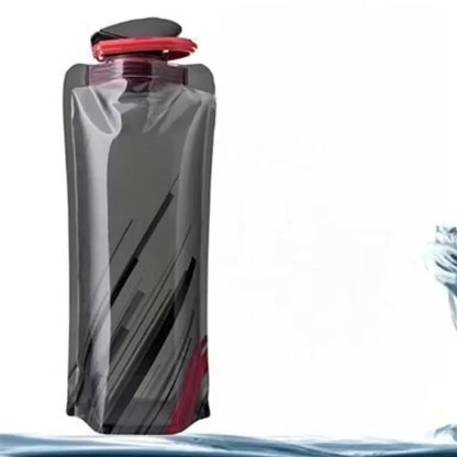 500ml TPU Foldable Soft Water Bottle – Collapsible Sports Flask for Hiking & Running