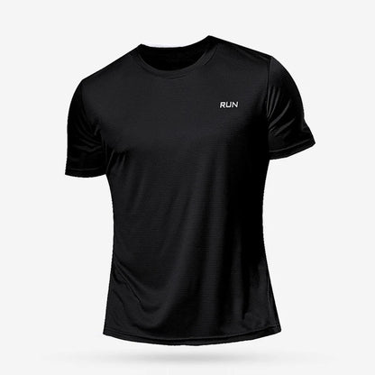 Men’s Summer Quick-Dry Gym T-Shirt – Oversized Fitness & Running Top Brazil Jersey Style