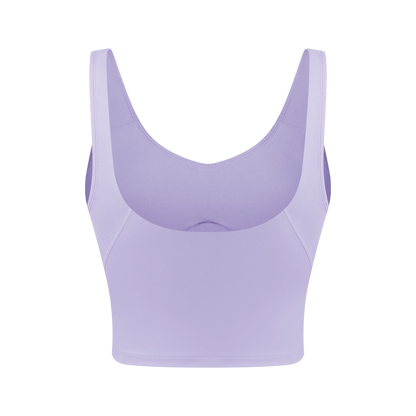 Women's Sports Bra – U-Back, Fixed Pad, Shockproof Yoga & Gym Crop Top