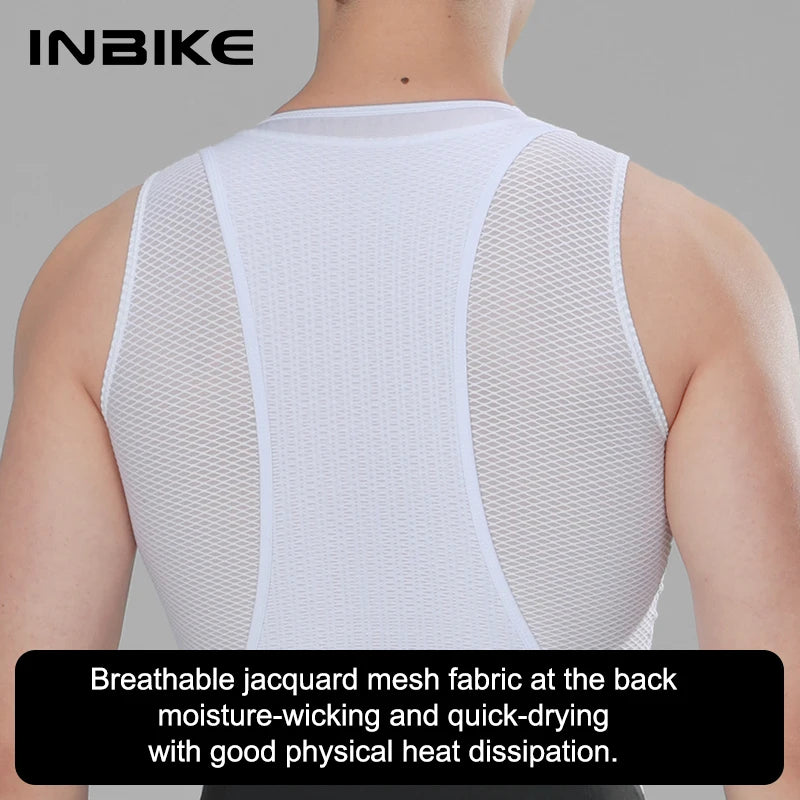 INBIKE Men’s Cycling Bib Tights – Padded MTB Bike Pants with Pocket