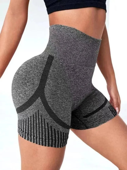 Women’s Gym Yoga Shorts – High Rise, Stretchy & Sculpting Fitness Shorts