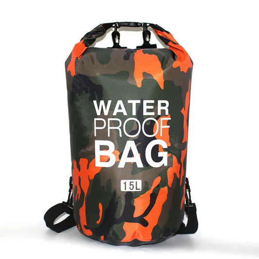 Leaftour Waterproof Dry Bag – Camouflage PVC Rafting, Diving & Outdoor Backpack (2-30L)